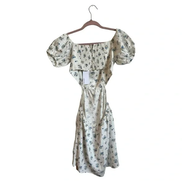 NWT Reformation Emilia linen dress